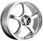 chrome rims, custom rims F-05 166 Silver